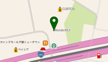 WonderREX千葉ニュータウン店の地図画像