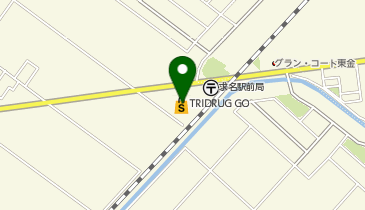 TRIDRUG GO東金求名店の地図画像