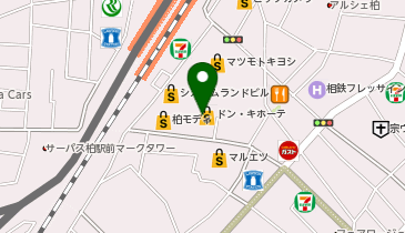 ダイソードン・キホーテ柏駅前店の地図画像