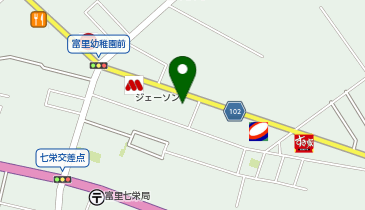 ダイソー富里7Aスクエア店の地図画像