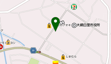 ダイソー大網店の地図画像
