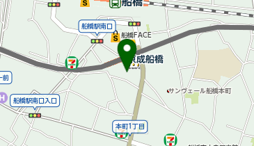 ダイソーギガ船橋店の地図画像