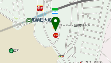 ダイソー生鮮市場TOP船橋日大前店の地図画像