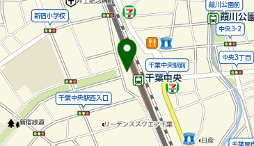 ダイソー千葉中央ショッピングセンターミーオ1店の地図画像
