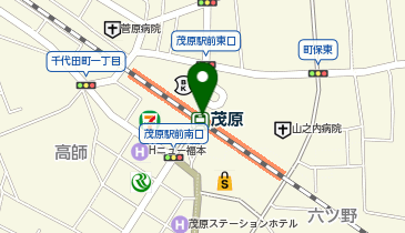 ダイソーアルカード茂原店の地図画像