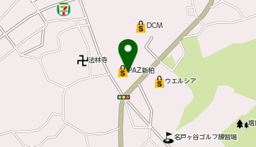 ダイソーパズ新柏店の地図画像