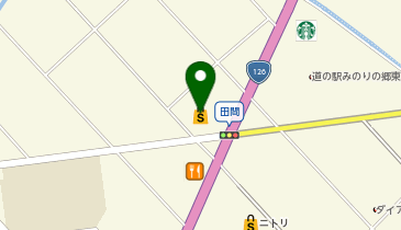 ダイソー東金田間店の地図画像