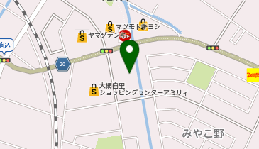 ダイソー大網白里店の地図画像