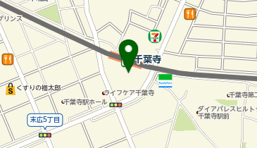 ダイソーリブレ京成千葉寺店の地図画像
