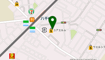 シュー・プラザユアエルム八千代台店の地図画像