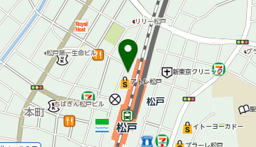 ABC MARTアトレ松戸店の地図画像