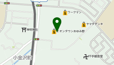 TOKYO SHOES RETAILING CENTERイオンタウンおゆみ野店の地図画像