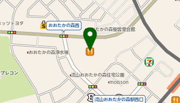 シュー・プラザCOTOE流山おおたかの森店の地図画像