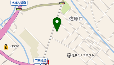 auショップ佐原の地図画像