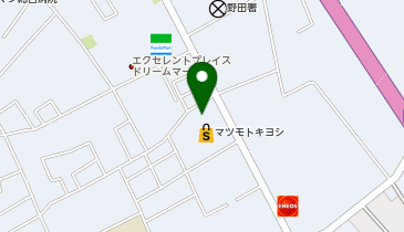 auショップ野田の地図画像