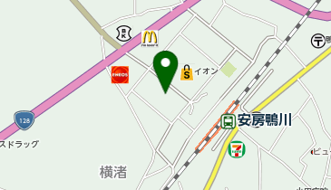 auショップ鴨川の地図画像