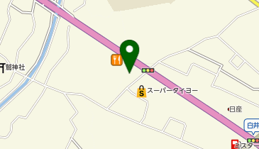 auショップ白井の地図画像