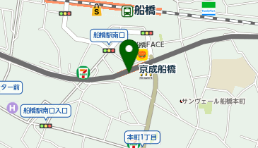 au Styleネクスト京成船橋の地図画像