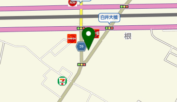 ソフトバンク白井の地図画像