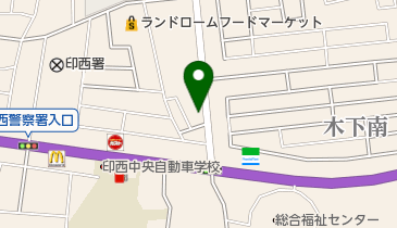 サンキュー店の地図画像