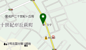 千葉トヨタ自動車20世紀が丘店の地図画像