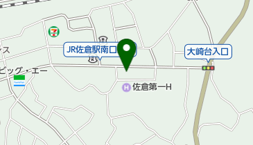 千葉トヨタ自動車佐倉駅前店の地図画像