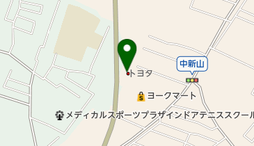 千葉トヨタ自動車鎌ヶ谷店の地図画像