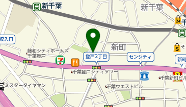 千葉トヨタ自動車THE CROWN千葉中央の地図画像
