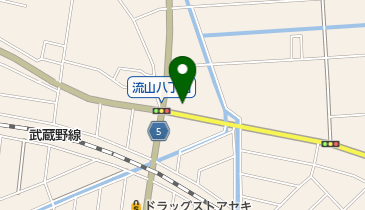 千葉トヨペット流山店の地図画像