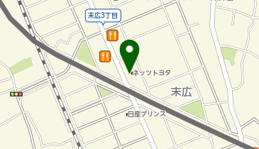 ネッツトヨタ千葉末広店の地図画像