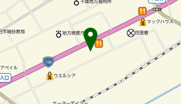 ネッツトヨタ千葉八日市場店の地図画像