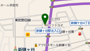 ネッツトヨタ東都新鎌ヶ谷店の地図画像