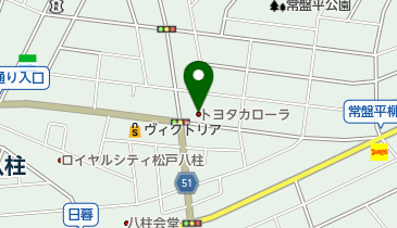 トヨタカローラ千葉ときわ平店の地図画像