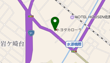 トヨタカローラ千葉佐原店の地図画像