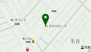 トヨタカローラ千葉うすい店の地図画像