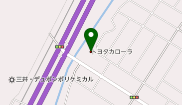 トヨタカローラ千葉姉崎店の地図画像