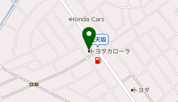 トヨタカローラ千葉国分寺店の地図画像