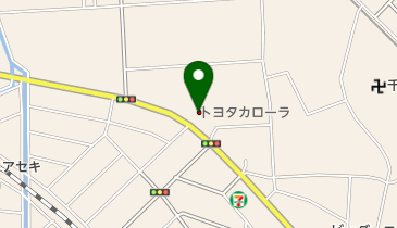トヨタカローラ千葉流山店の地図画像