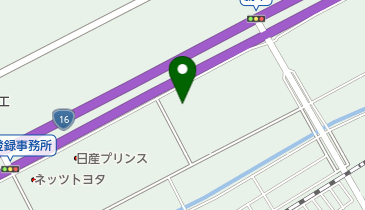 トヨタカローラ千葉袖ヶ浦店の地図画像