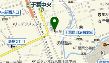 千葉日産中央店の地図画像
