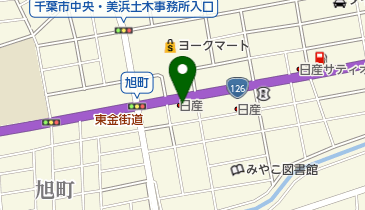千葉日産都町店の地図画像