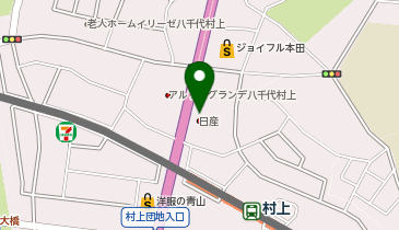 千葉日産八千代店の地図画像