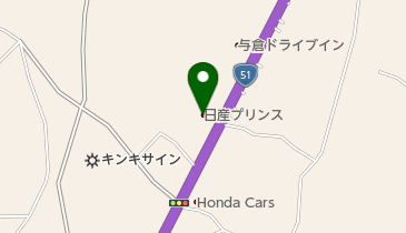 日産プリンス千葉佐原店の地図画像