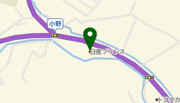 日産プリンス千葉東金店の地図画像