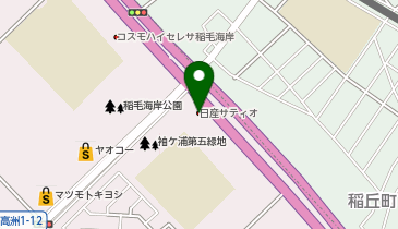 日産サティオ千葉中央店の地図画像