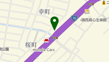 ホンダウイング木更津の地図画像