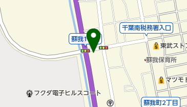 ホンダドリーム蘇我の地図画像