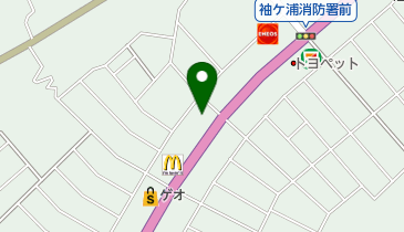 レッドバロン袖ヶ浦の地図画像