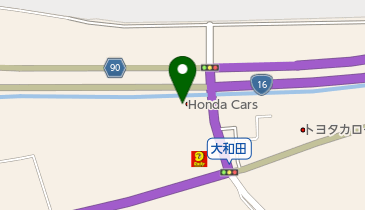 Honda Cars木更津君津店の地図画像