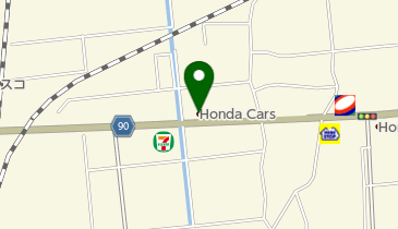 Honda Cars南千葉長須賀西店の地図画像